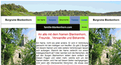 Desktop Screenshot of familie-blankenhorn.com